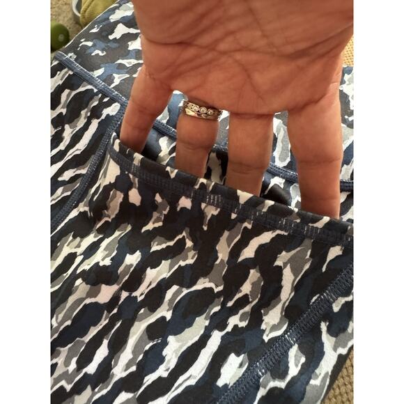 Sweaty Betty The Super Sculpt Workout Leggings Navy Blue Side Pocket Small - Picture 8 of 9